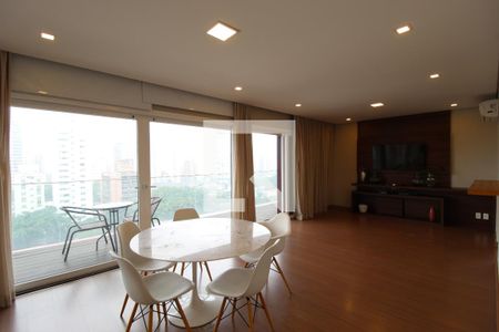 Sala de apartamento para alugar com 1 quarto, 90m² em Vila Olímpia, São Paulo