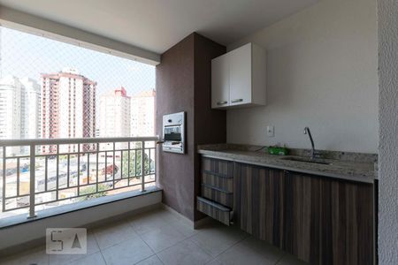 Varanda Gourmet de apartamento à venda com 2 quartos, 60m² em Vila Gumercindo, São Paulo