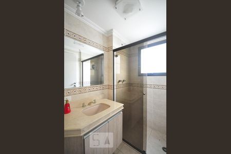 banheiro suíte 1 de apartamento à venda com 4 quartos, 168m² em Vila Suzana, São Paulo