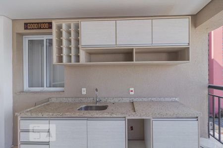 Varanda Gourmet de apartamento à venda com 3 quartos, 110m² em Vila Regente Feijó, São Paulo