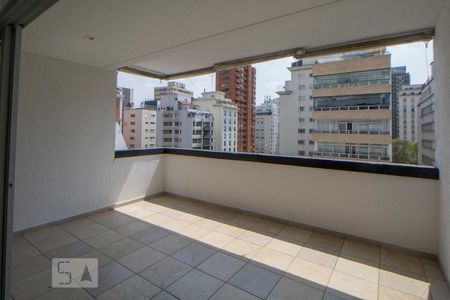 Varanda de apartamento para alugar com 3 quartos, 175m² em Jardim Paulista, São Paulo
