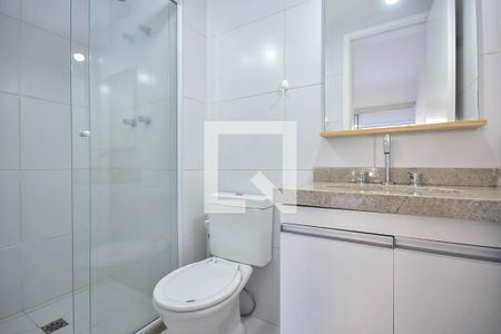 Banheiro Suíte de apartamento para alugar com 1 quarto, 49m² em Vila Andrade, São Paulo