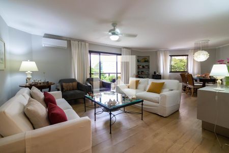 Sala  de apartamento à venda com 4 quartos, 163m² em Brooklin Paulista, São Paulo