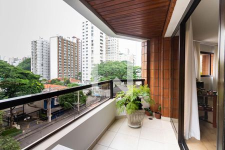 Varanda de apartamento à venda com 4 quartos, 163m² em Brooklin Paulista, São Paulo