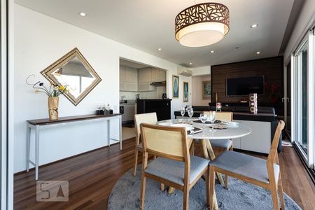 Apartamento para alugar com 100m², 1 quarto e 2 vagasSala