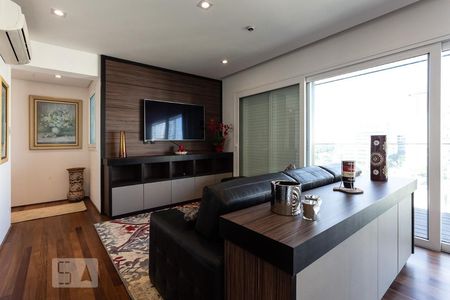 Apartamento para alugar com 100m², 1 quarto e 2 vagasSala