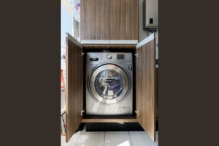 Varanda Gourmet (Máquina de lavar) de apartamento para alugar com 1 quarto, 39m² em Ipiranga, São Paulo