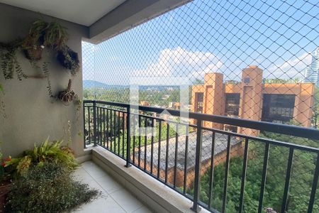 Vista da Sacada de apartamento para alugar com 2 quartos, 62m² em Alphaville Empresarial, Barueri