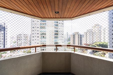 Varanda da Sala de apartamento à venda com 3 quartos, 100m² em Vila Andrade, São Paulo