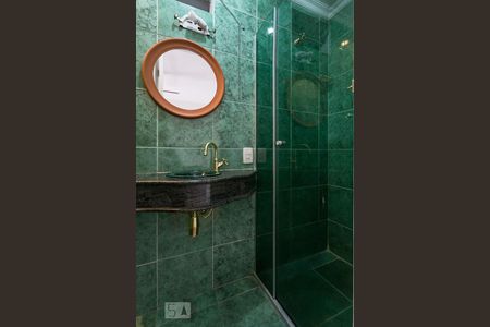 Banheiro da suíte 1 de apartamento à venda com 3 quartos, 110m² em Vila Olimpia, São Paulo