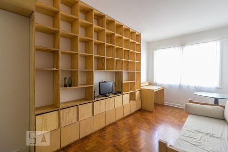Sala de apartamento para alugar com 1 quarto, 55m² em Vila Buarque, São Paulo