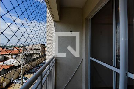 Varanda da Sala de apartamento à venda com 2 quartos, 53m² em Ponte Grande, Guarulhos