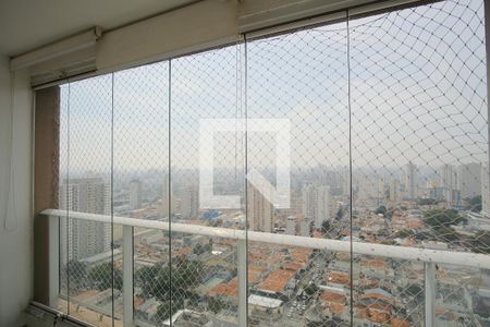 Varanda de kitnet/studio para alugar com 1 quarto, 33m² em Vila Gomes Cardim, São Paulo