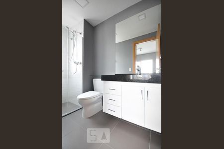 banheiro suíte de kitnet/studio à venda com 1 quarto, 37m² em Pinheiros, São Paulo