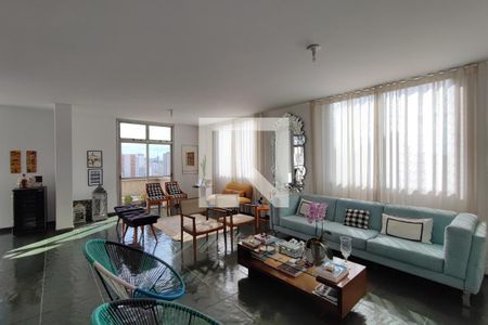 Sala de Estar de apartamento à venda com 5 quartos, 452m² em Cambuí, Campinas