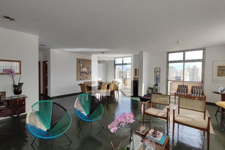 Sala de Estar de apartamento à venda com 5 quartos, 452m² em Cambuí, Campinas