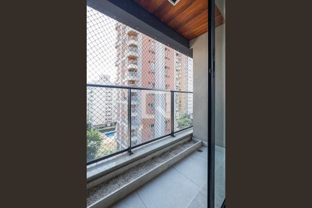 Sala/Cozinha - Varanda de apartamento à venda com 1 quarto, 40m² em Pinheiros, São Paulo