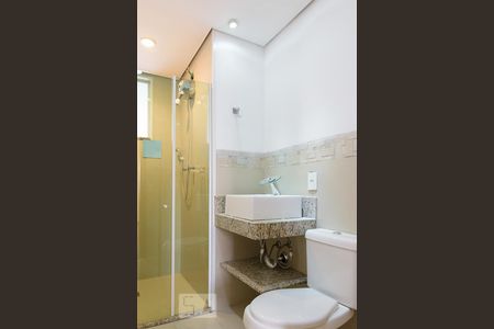 Banheiro Social de apartamento à venda com 3 quartos, 102m² em Centro, Santo André