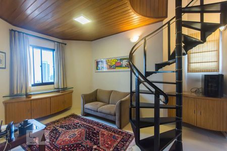 Sala TV de apartamento para alugar com 1 quarto, 75m² em Brooklin Paulista, São Paulo