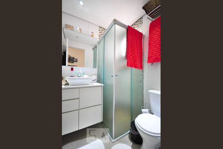 banheiro de apartamento para alugar com 2 quartos, 50m² em Jardim Ampliação, São Paulo