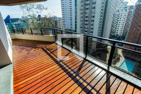 Varanda da Sala de apartamento para alugar com 5 quartos, 540m² em Real Parque, São Paulo