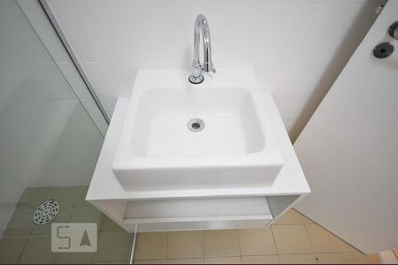 detalhe do banheiro de apartamento à venda com 2 quartos, 56m² em Vila Andrade, São Paulo