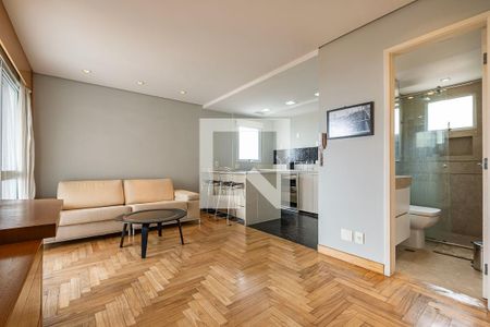 Sala/Cozinha de apartamento à venda com 1 quarto, 49m² em Sumarezinho, São Paulo