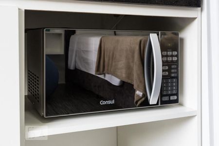 Cozinha de kitnet/studio à venda com 1 quarto, 27m² em Vila Olímpia, São Paulo