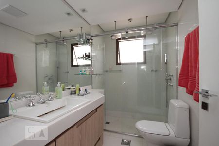 Banheiro Suíte de apartamento à venda com 3 quartos, 125m² em Vila Regente Feijó, São Paulo