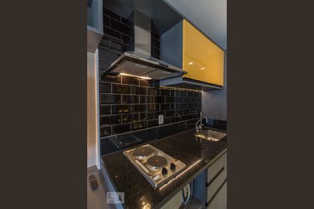 Cozinha de kitnet/studio para alugar com 1 quarto, 34m² em Consolação, São Paulo