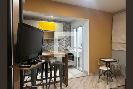 Sala de kitnet/studio para alugar com 1 quarto, 29m² em Cerqueira César, São Paulo