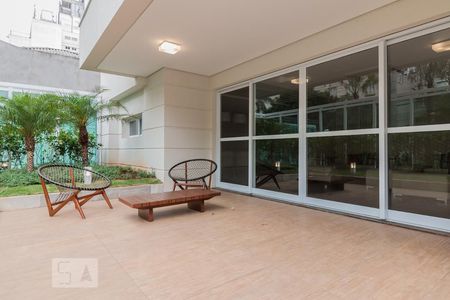 Studio para alugar com 29m², 1 quarto e 1 vagaÁrea externa do salão de festas