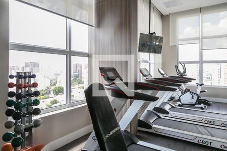 Área comum - Academia de apartamento para alugar com 1 quarto, 30m² em Perdizes, São Paulo