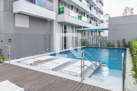 Área comum - Piscina de apartamento para alugar com 1 quarto, 30m² em Perdizes, São Paulo