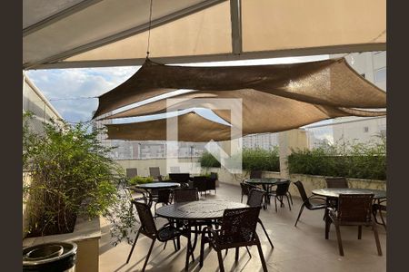 Área comum - Churrasqueira de kitnet/studio para alugar com 1 quarto, 54m² em Barra Funda, São Paulo