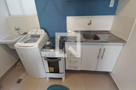 Apartamento para alugar com 38m², 1 quarto e sem vaga Apartamento para alugar com 38m², 1 quarto e sem vagaDetalhe da Cozinha e Área de Serviço