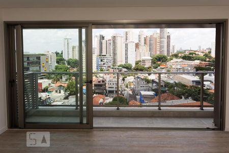 Vista da Sala de apartamento para alugar com 1 quarto, 55m² em Vila Madalena, São Paulo