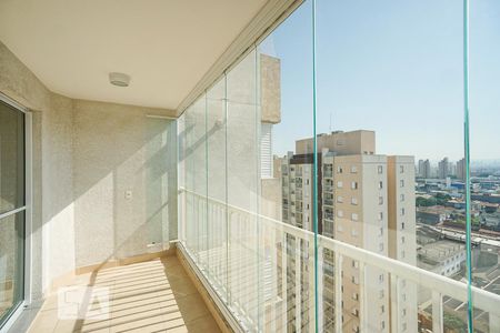 Varanda da Sala de apartamento à venda com 1 quarto, 34m² em Mooca, São Paulo