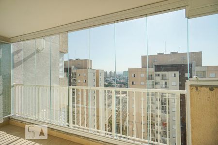 Varanda da Sala de apartamento à venda com 1 quarto, 34m² em Mooca, São Paulo