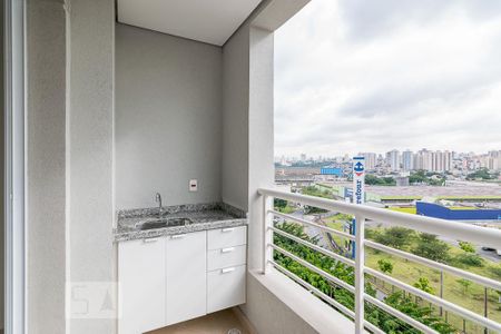 Varanda Gourmet de kitnet/studio à venda com 1 quarto, 41m² em Rudge Ramos, São Bernardo do Campo