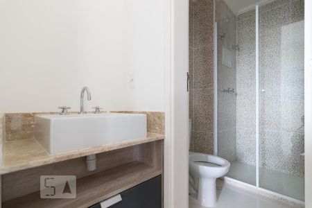 Banheiro de kitnet/studio à venda com 1 quarto, 41m² em Rudge Ramos, São Bernardo do Campo