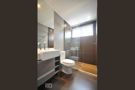 banheiro suíte de apartamento à venda com 1 quarto, 89m² em Vila Gertrudes, São Paulo