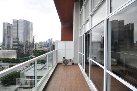 varanda de apartamento à venda com 1 quarto, 89m² em Vila Gertrudes, São Paulo
