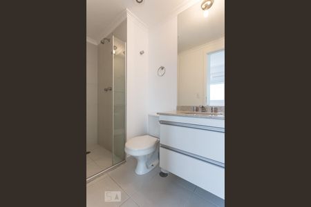 Banheiro de kitnet/studio à venda com 1 quarto, 44m² em Vila Olímpia, São Paulo