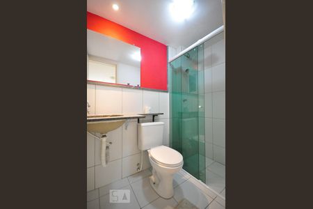 banheiro suíte de apartamento à venda com 2 quartos, 62m² em Paraíso do Morumbi, São Paulo