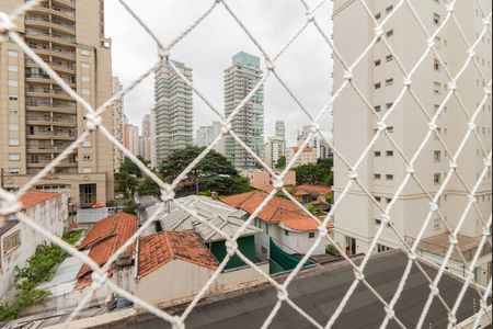 Vista da sala de apartamento para alugar com 2 quartos, 87m² em Vila Nova Conceição, São Paulo