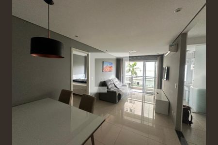 Sala de apartamento à venda com 1 quarto, 49m² em Alphaville Industrial, Barueri