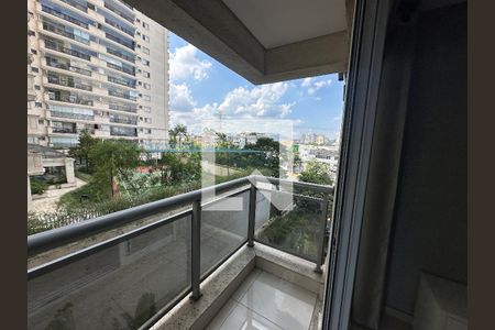 Varanda da Sala de apartamento à venda com 1 quarto, 49m² em Alphaville Industrial, Barueri