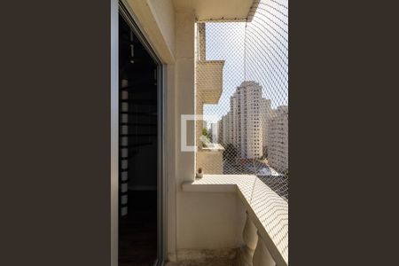 Varanda da Sala de apartamento à venda com 1 quarto, 94m² em Moema, São Paulo