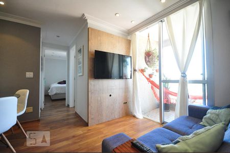 sala de apartamento para alugar com 2 quartos, 57m² em Super Quadra Morumbi, São Paulo